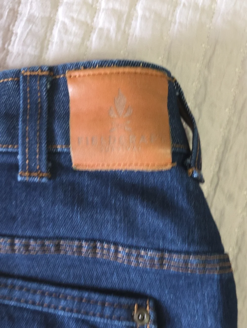 Classic Men's Dark Blue Denim Jeans - Origin